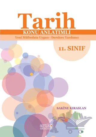 Tarih Konu Anlatımlı Yeni Müfredata Uygun - Derslere Yardımcı 11. Sınıf – Sakine Kıraslan – Artikel Akademi kitap kapağı