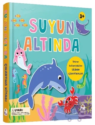 Suyun Altında - Silikon Çıkartmalı – Holly Morris – İndigo Çocuk kitap kapağı