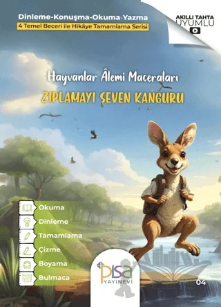 Zıplamayı Seven Kanguru – Kolektif – Pisa Yayınevi kitap kapağı