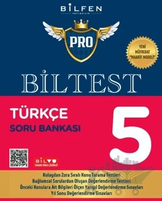 5. Sınıf Türkçe Biltest Pro Soru Bankası – Kolektif – Bilfen Yayıncılık kitap kapağı