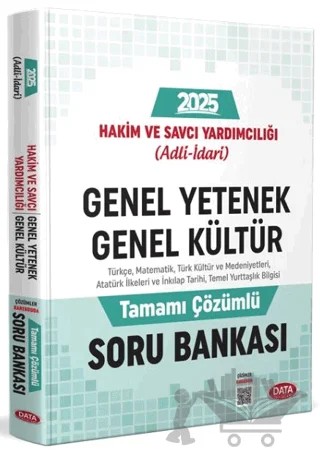 Mecelle Hakim ve Savcı Yardımcılığı (Adli-idari) Genel Yetenek - Genel Kültür Soru Bankası – Kolektif – Data Yayınları kitap kapağı
