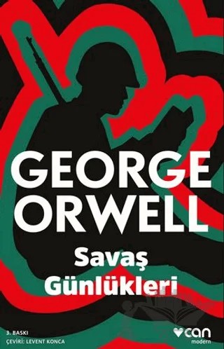 Savaş Günlükleri – George Orwell – Can Yayınları kitap kapağı