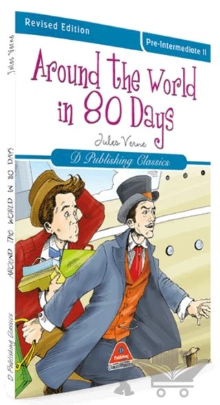 Around The World In 80 Days – Jules Verne – D Publishing Yayınları kitap kapağı