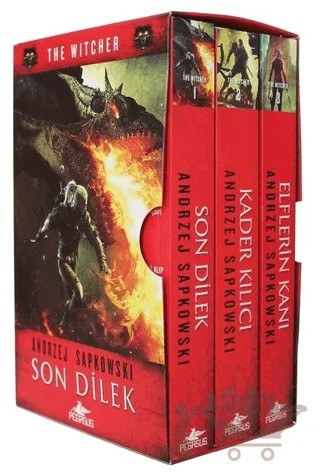 The Witcher Serisi Kutulu Özel Set (3 Kitap) – Andrzej Sapkowski – Pegasus Yayınları kitap kapağı