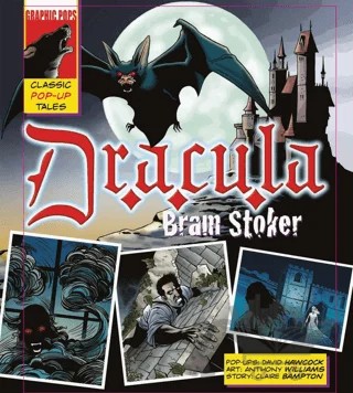Classic Pop-Up Tales: Dracula – Bram Stoker – Canterbury Classics kitap kapağı