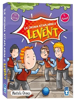 Levent - İlk Okuma Kitaplarım 2 (1. Sınıf 10 Kitap Set) – Mustafa Orakçı – Timaş Çocuk kitap kapağı