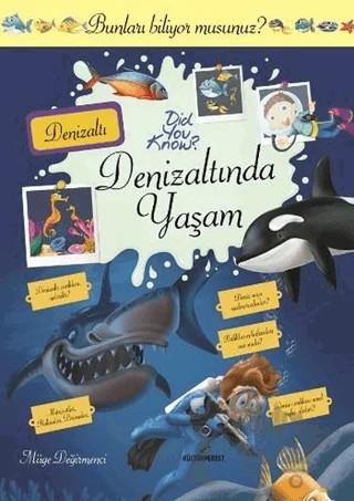 Denizaltında Yaşam – Müge Değirmenci – Kültürperest Yayınevi kitap kapağı