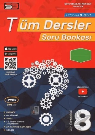 Ortaokul 8. Sınıf Tüm Dersler Soru Bankası – Kolektif – SBM Yayıncılık kitap kapağı