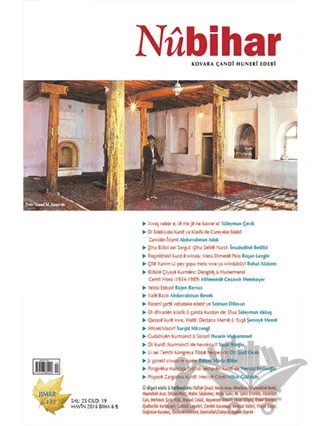 Nubihar Kovara Çandi Huneri Edebi Jimar 132 Sal: 23 Cild 19 – Nubihar Dergisi kitap kapağı