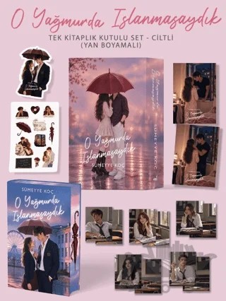 O Yağmurda Islanmasaydık (Yan Boyamalı - Kutulu) – Sümeyye Koç – İndigo Kitap kitap kapağı