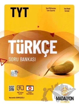 TYT Türkçe Soru Bankası – Necmettin Durmuşoğlu – Madalyon Yayınları kitap kapağı