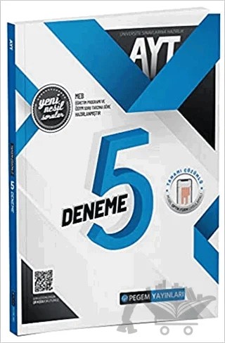 2021 AYT Tamamı Çözümlü 5 Deneme – Kolektif – Pegem Akademi Yayıncılık kitap kapağı