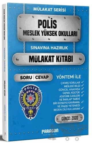 2020 PMYO Polis Meslek Yüksek Okulu Çıkmış Sorularla Mülakat Kitabı – Kolektif – Paragon Yayıncılık kitap kapağı