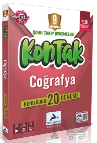9. Sınıf Coğrafya Kontak Deneme – Kolektif – Paraf Yayınları kitap kapağı