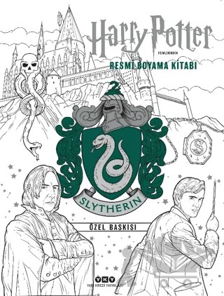 Harry Potter Filmlerinden Resmi Boyama Kitabı - Slytherin Özel Baskısı – Kolektif – Yapı Kredi Yayınları kitap kapağı