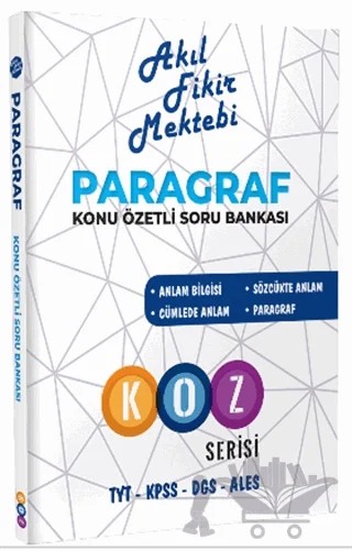 Paragraf Konu Özetli Soru Bankası – Kolektif – Tonguç Akademi kitap kapağı