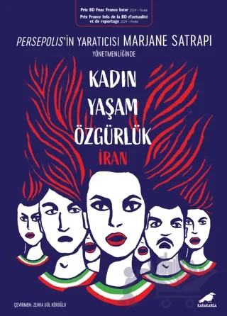 Kadın, Yaşam, Özgürlük – Marjane Satrapi – Kara Karga Yayınları kitap kapağı