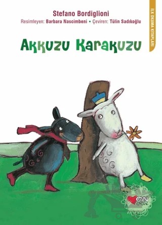 Akkuzu Karakuzu – Stefano Bordiglioni – Can Çocuk Yayınları kitap kapağı