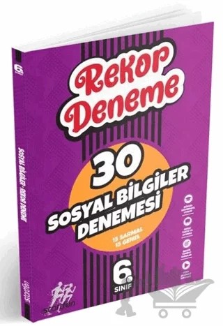 6. Sınıf Sosyal Bilgiler Rekor Deneme – Kolektif – Startfen Yayınları kitap kapağı