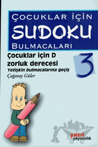 Çocuklar İçin Sudoku Bulmacaları 3 – Çağatay Güler – Yazıt Yayıncılık kitap kapağı