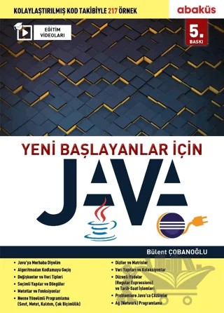 Yeni Başlayanlar İçin Java – Bülent Çobanoğlu – Abaküs Kitap kitap kapağı