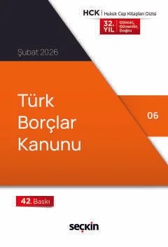 Türk Borçlar Kanunu (Cep Kitabı) – Seçkin Yayıncılık – Seçkin Yayıncılık kitap kapağı