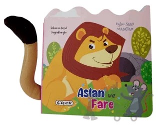 Dokun ve Hisset Kuyruklarıyla – Aslan ve Fare – Kolektif – Çiçek Yayıncılık kitap kapağı