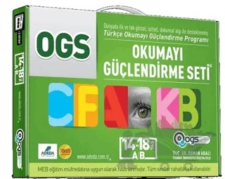 OGS Okumayı Güçlendirme Seti (14-18) Yaş – Osman Abalı – Adeda Yayınları kitap kapağı