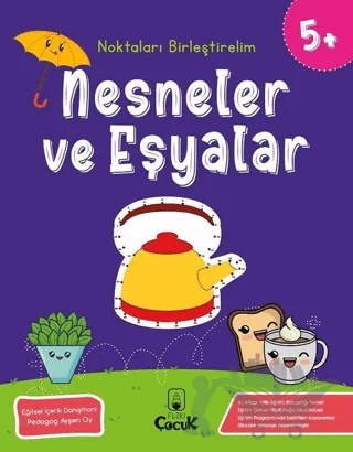 Nesneler ve Eşyalar - Noktaları Birleştirelim (5 Yaş) – Kolektif – Floki Çocuk kitap kapağı