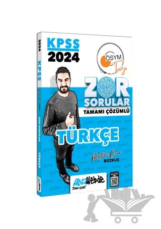 2024 KPSS GY Türkçe Tamamı Çözümlü Zor Sorular – Mustafa Onur Bozkuş – HocaWebde Yayınları kitap kapağı