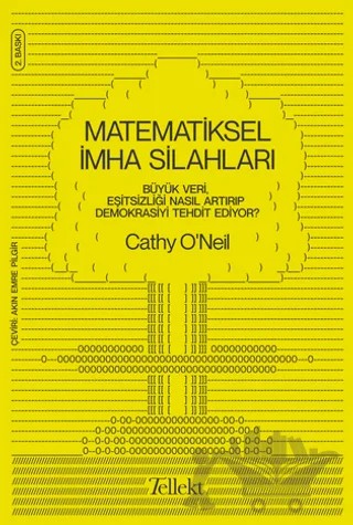 Matematiksel İmha Silahları – Cathy O'Neil – Tellekt kitap kapağı