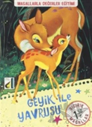 Geyik ile Yavrusu - Bıcırık Masallar – Kolektif – Genç Damla Yayınevi kitap kapağı