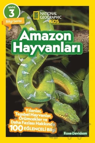 Amazon Hayvanları - National Geographic Kids – Laura Marsh – Beta Kids kitap kapağı