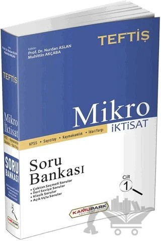TEFTİŞ KPSS Mİkro İktisat Cilt 1 Soru Bankası – Muhittin Akçaba, Nurdan Aslan – Temsil Kitap kitap kapağı