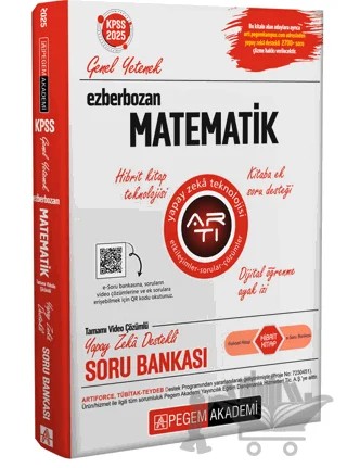 2025 Ezberbozan KPSS Genel Yetenek Genel Kültür Matematik Soru Bankası – Kolektif – Pegem Akademi Yayıncılık kitap kapağı