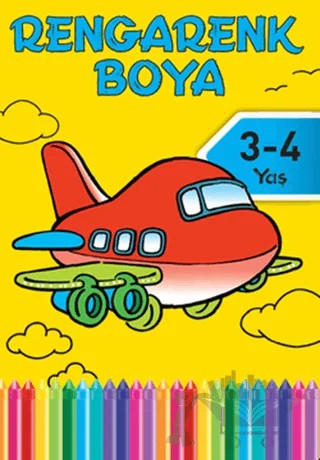 Rengarenk Boya - Sarı Kitap - 3 - 4 Yaş – Kolektif – Doğan Egmont Yayıncılık kitap kapağı