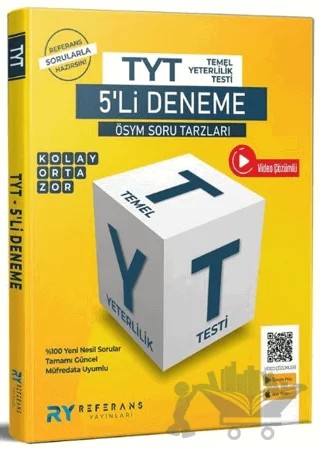 TYT Tamamı Video Çözümlü 5 Fasikül Genel Deneme Seti – Kolektif – Referans Yayınları kitap kapağı