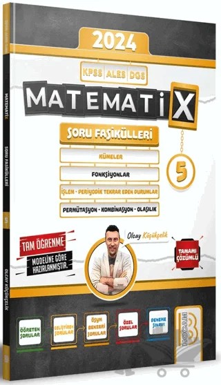 KPSS ALES DGS Matematix Soru Fasikülleri - 5 – Olcay Küçükçelik – Benim Hocam Yayınları kitap kapağı