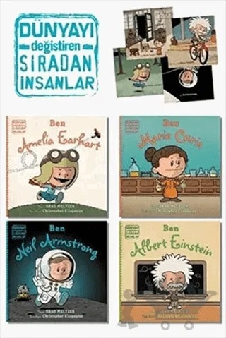 Dünyayı Değiştiren Sıradan İnsanlar Seti (4 Kitap Takım) – Brad Meltzer – İndigo Çocuk kitap kapağı