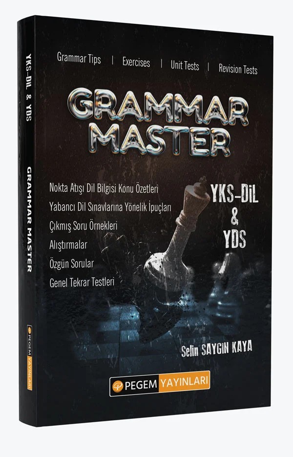 Grammar Master YKS - DİL&YDS – DİL, YDS – Pegem Akademi Yayıncılık kitap kapağı