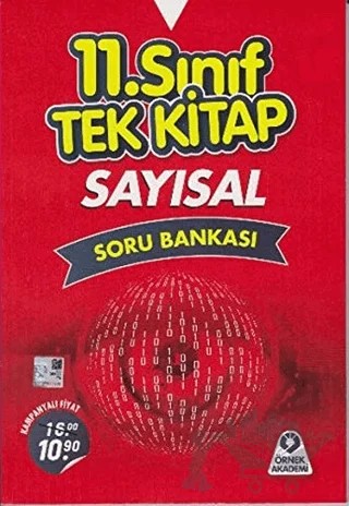 11. Sınıf Tek Kitap Sayısal Soru Bankası – Kolektif – Örnek Akademi kitap kapağı