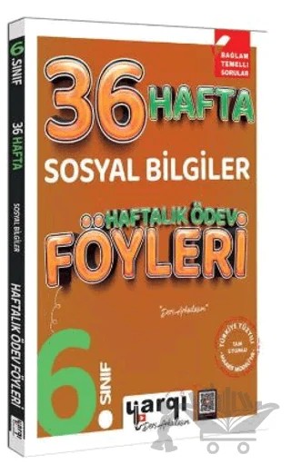 6. Sınıf Sosyal Bilgiler 36 Haftalık Ödev Föyleri – Kolektif – Yargı Yayınevi kitap kapağı