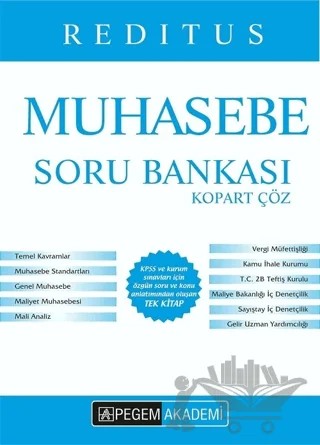 2019 Reditus Muhasebe Kopart Çöz Soru Bankası – Kolektif – Pegem Akademi Yayıncılık kitap kapağı