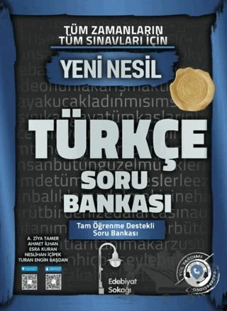 Tüm Zamanların Tüm Sınavları İçin Türkçe Soru Bankası – Kolektif – Edebiyat Sokağı Yayınları kitap kapağı