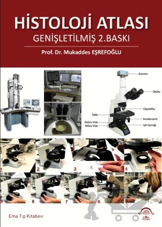 Histoloji Atlası – Mukaddes Eşrefoğlu – EMA Tıp Kitabevi kitap kapağı