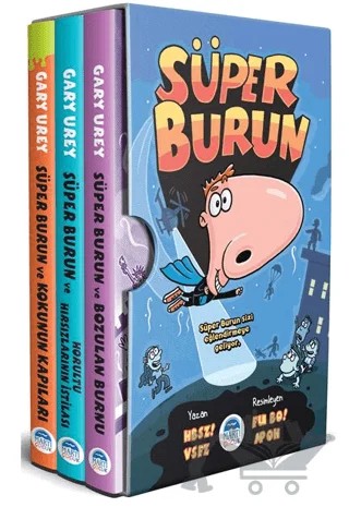 Süper Burun Serisi - Kutulu – Gary Urey – Martı Çocuk Yayınları kitap kapağı