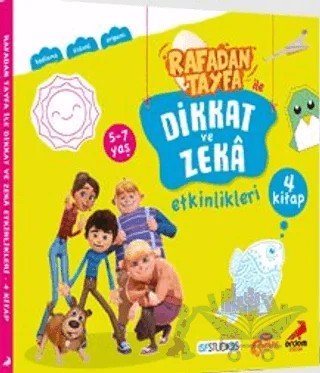 Rafadan Tayfa ile Dikkat ve Zeka Etkinlikleri (4 Kitap Takım) – Neslihan Yalçın – Erdem Çocuk kitap kapağı