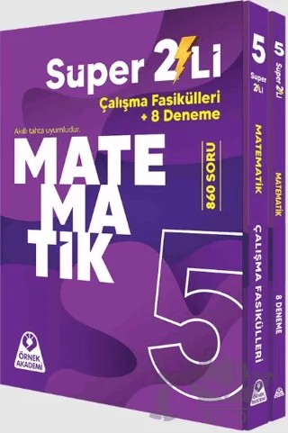 5. Sınıf Süper İkili Matematik Seti – Kolektif – Örnek Akademi kitap kapağı