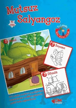 Mutsuz Salyangoz – Büşra Kanoğlu – Çilek Kitaplar kitap kapağı