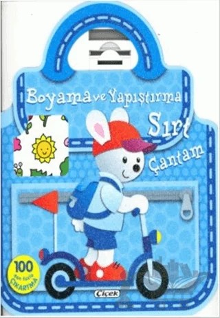 Boyama ve Yapıştırma Sırt Çantam – Kolektif – Çiçek Yayıncılık kitap kapağı